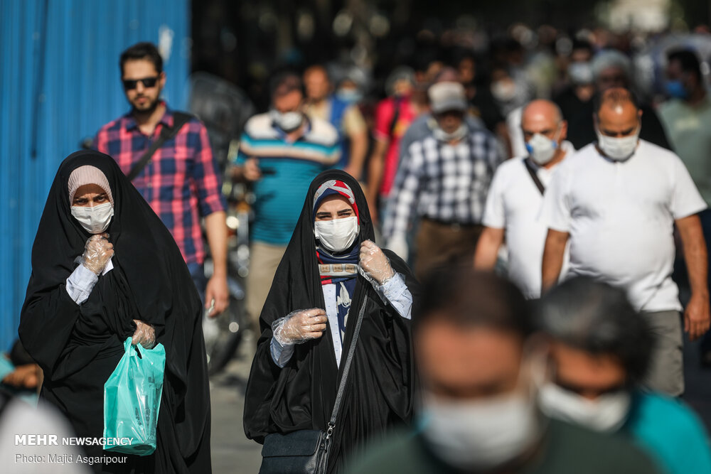 ۹ استان در وضعیت قرمز کرونا/تهران همچنان در مرز هشدار
