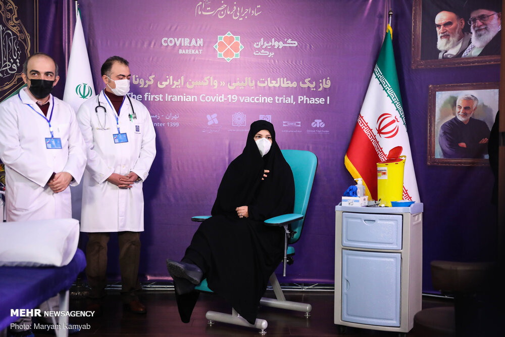 تزریق دومین دوز واکسن ایرانی به گروه اول داوطلبان